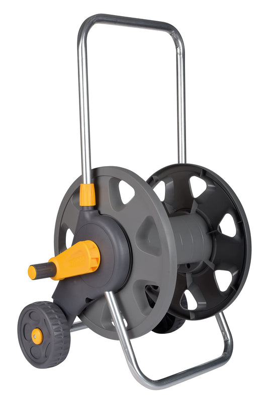 HOZELOCK - Cart Reel 60 m without Equipment : Max Capacity 60m, Reinforced Axis, Freestanding, Stable and Easy to Use, Integrated Handle, Supplied - Chartley Chucks