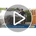 HOZELOCK - Hybrid Watering Hose Tuffhoze 25 m : Extremely Flexible, Tuff - Fibre Woven Technology, Suitable for High - pressure Cleaners (40 bar), Durable hose: Ready to Use [8125 8000] Grey - Chartley Chucks