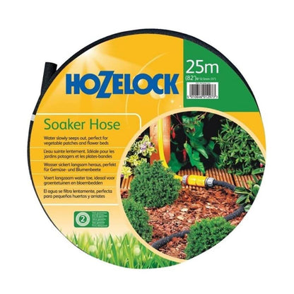 HOZELOCK - Porous Hose 25 m : Microporous Hose for Economical Watering, Without Wasting Water. Ideal for Flowerbeds, Vegetable Gardens and - Chartley Chucks