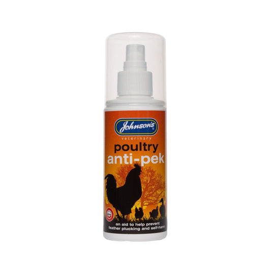 JOHNSON'S VETERINARY POULTRY ANTI-PEK PUMP SPRAY 100ML - Chartley Chucks