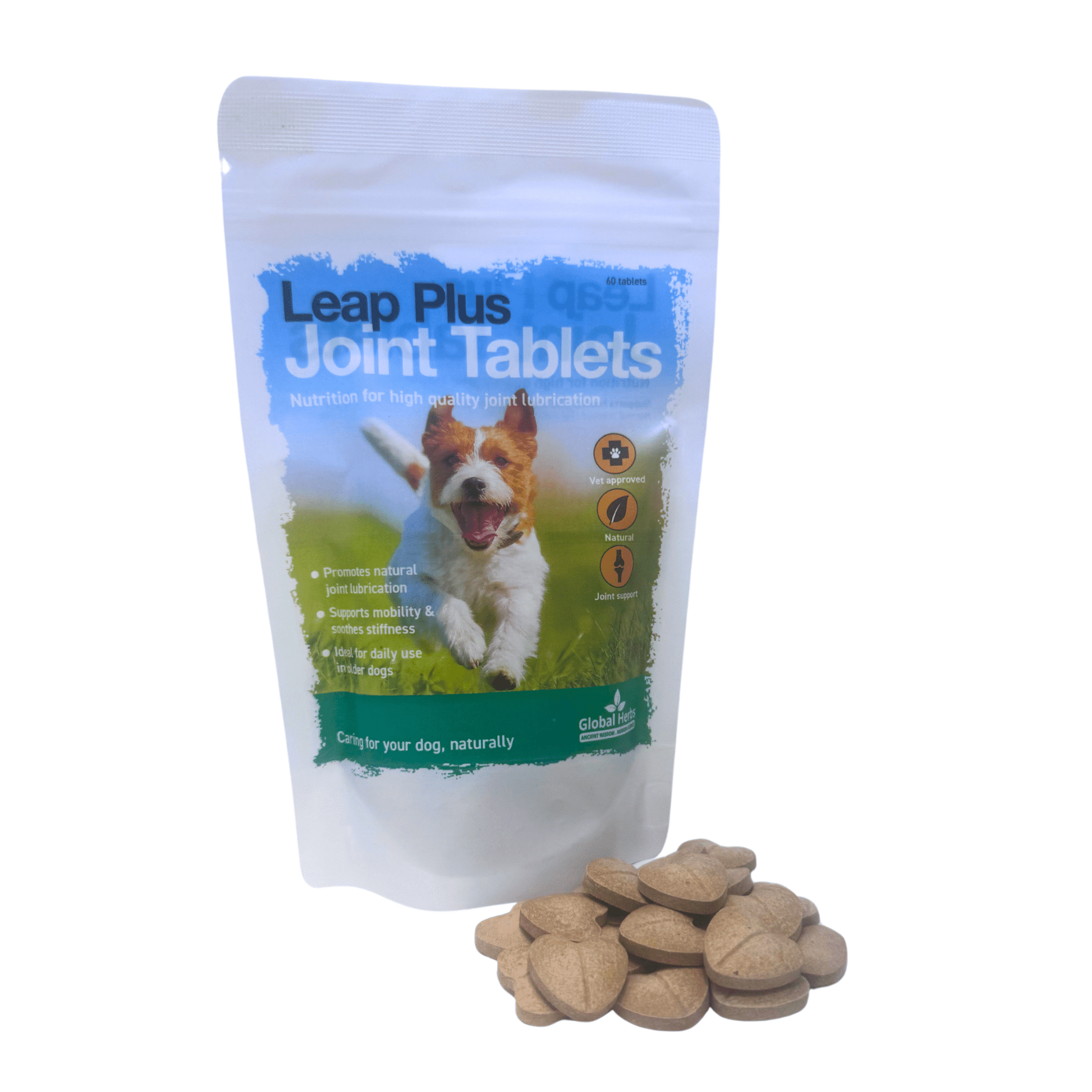 Leap Plus Joint Tablets (60) - Global Herbs - Canine - Chartley Chucks