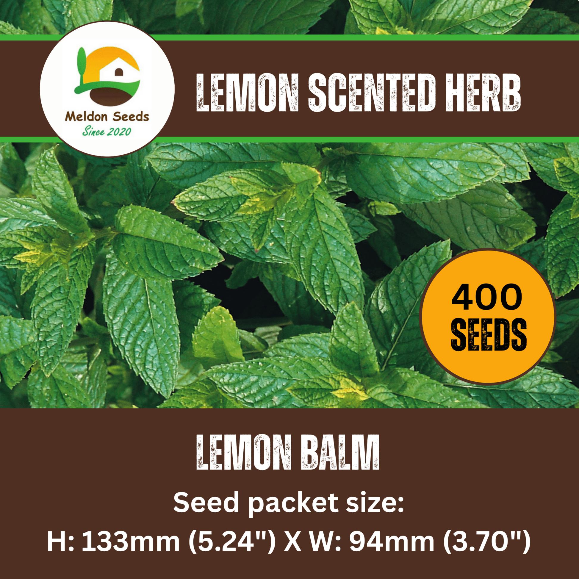 Lemon Balm 400 Seeds - Chartley Chucks