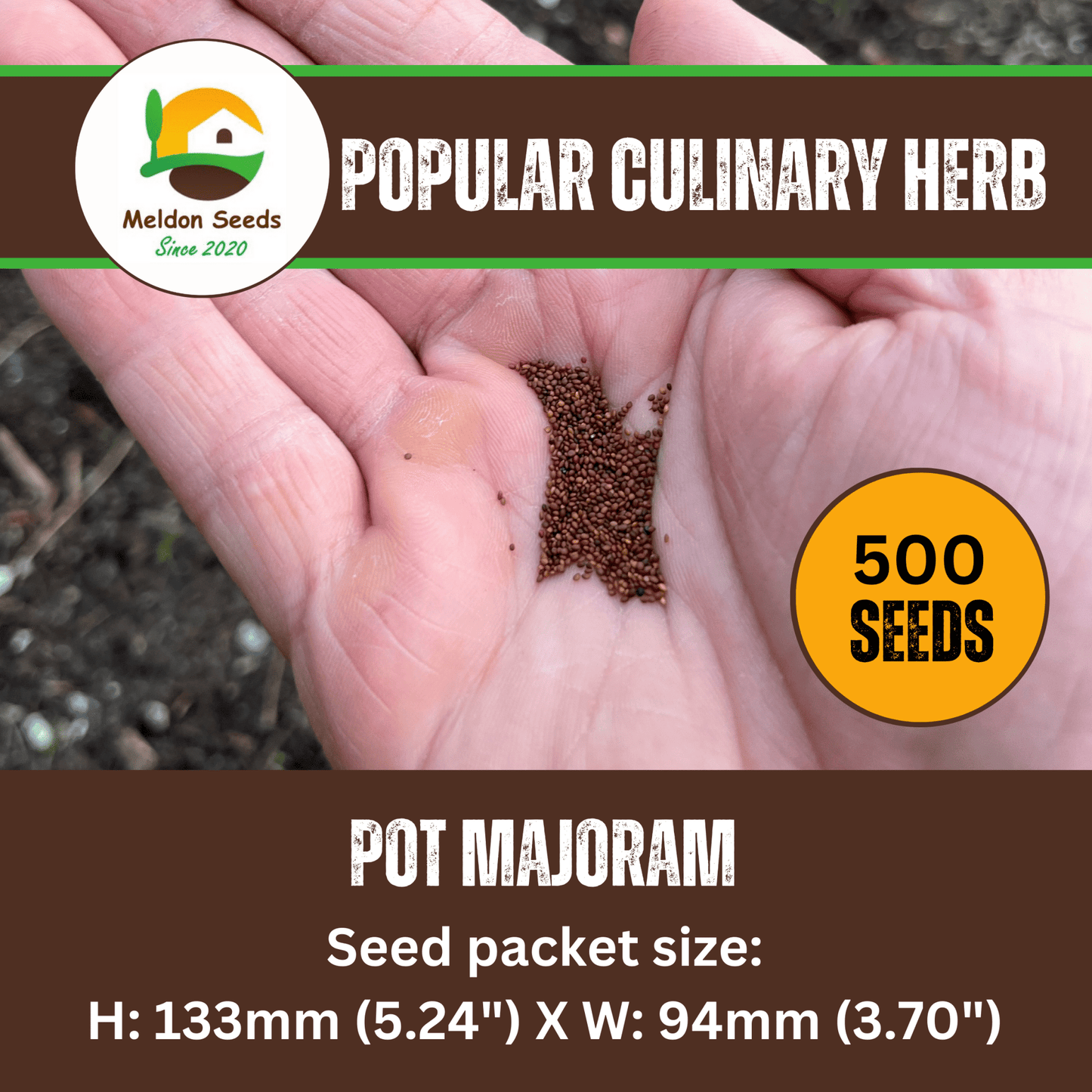 Marjoram Pot 500 Seeds - Chartley Chucks