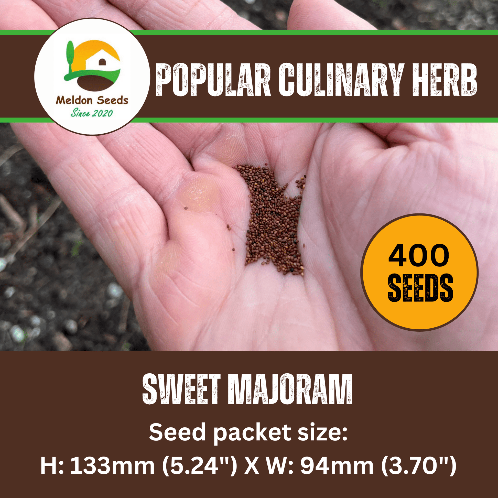 Marjoram Sweet 400 Seeds - Chartley Chucks