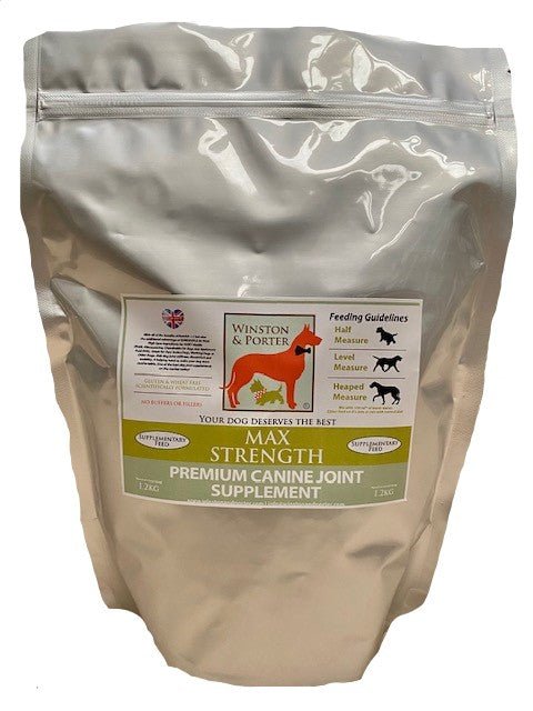 Max Strength Premium Canine Joint Supplement - Adult Working & Performance From - Chartley Chucks