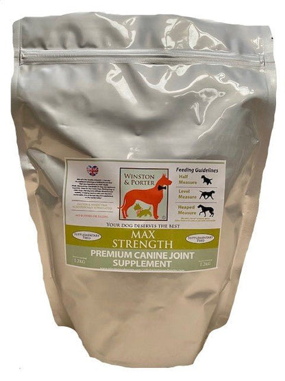 Max Strength Premium Canine Joint Supplement - Adult Working & Performance From - Chartley Chucks