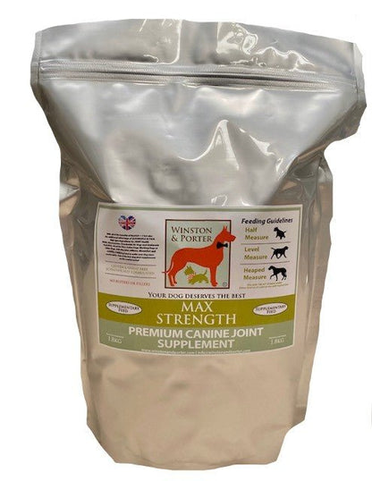 Max Strength Premium Canine Joint Supplement - Adult Working & Performance From - Chartley Chucks