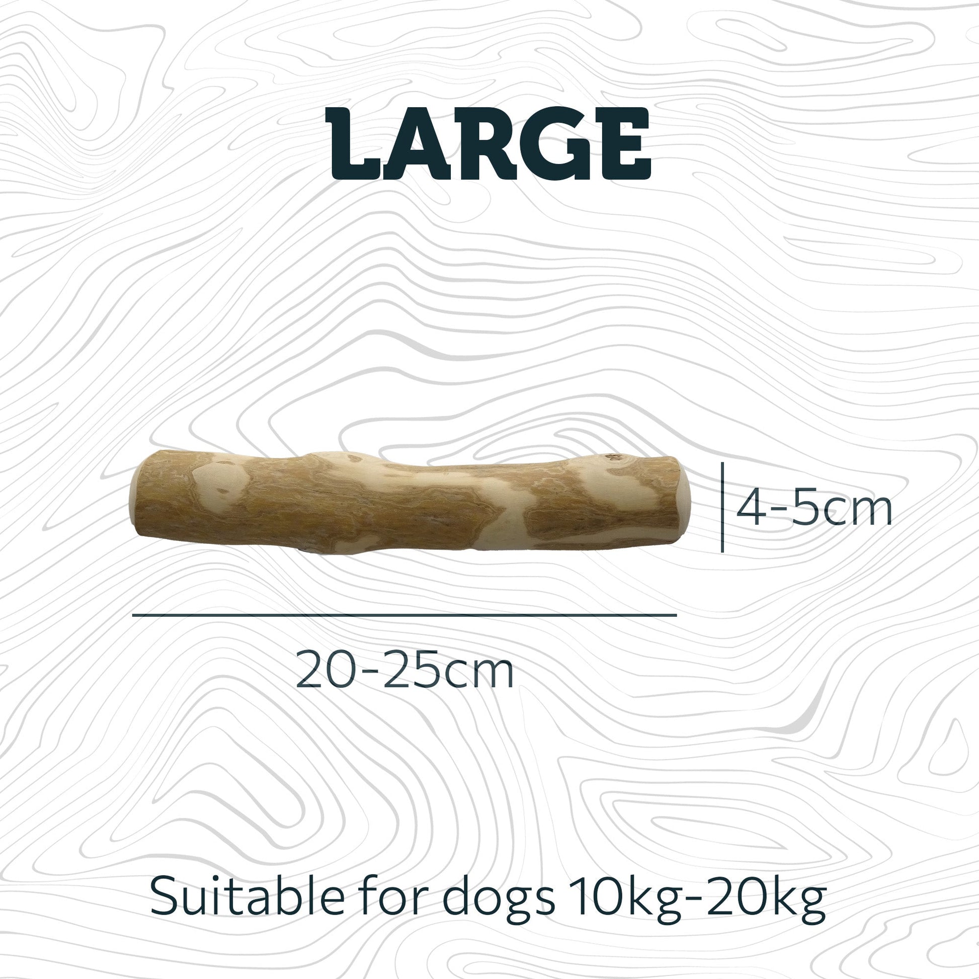 Natural Coffee Wood Dog Chews - Chartley Chucks