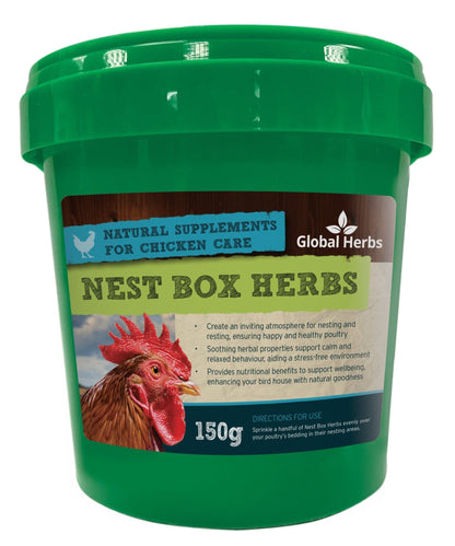 Nest Box Herbs 150g - For Chickens - Global Herbs - Chartley Chucks