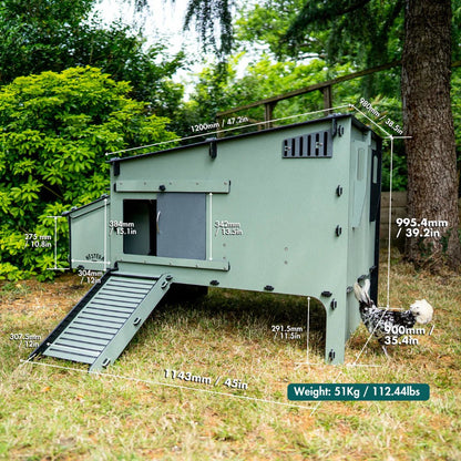Nestera Aspen 10 Chicken coop for up to 10 Large Birds - Chartley Chucks