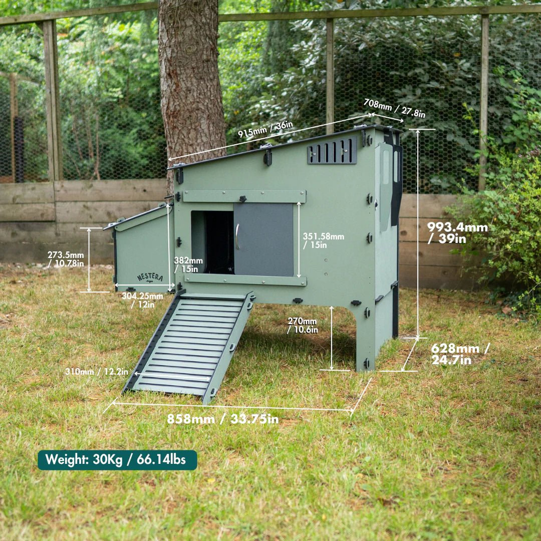 Nestera Aspen 6 Chicken coop for up to 6 Large Birds - Chartley Chucks