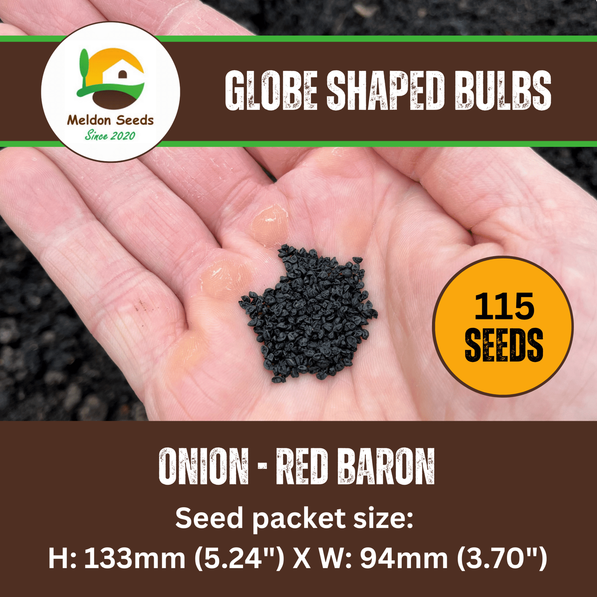 Onion Red Baron 115 Seeds - Chartley Chucks