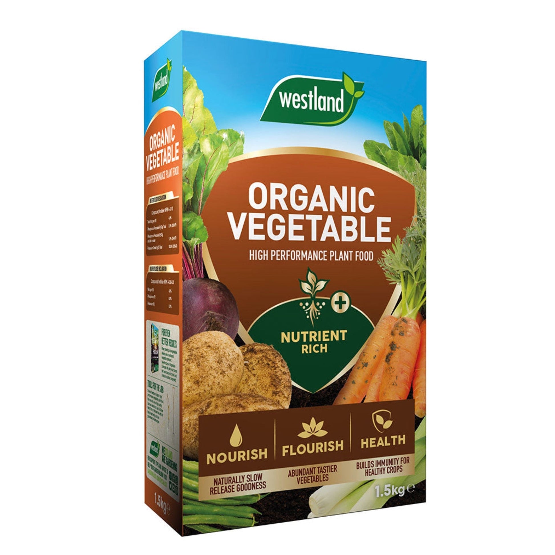 Organic Vegetable High Performance Plant Food - 1.5kg - Chartley Chucks