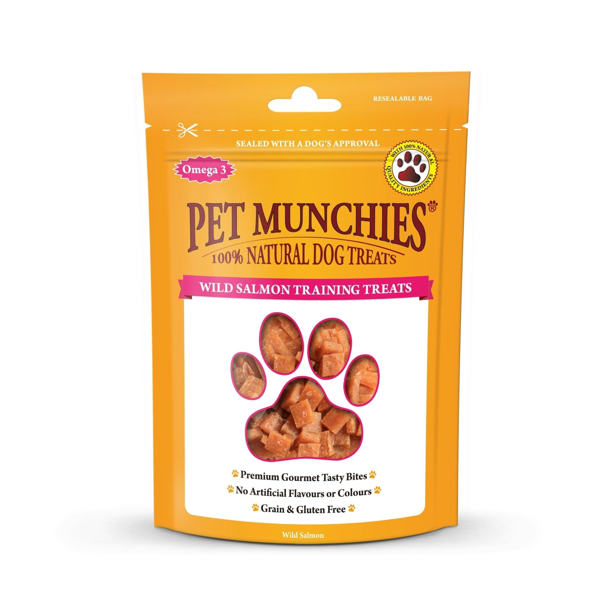 Pet Munchies Training Treat Salmon 8x50g - Chartley Chucks