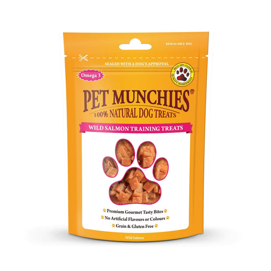 Pet Munchies Training Treat Salmon 8x50g - Chartley Chucks