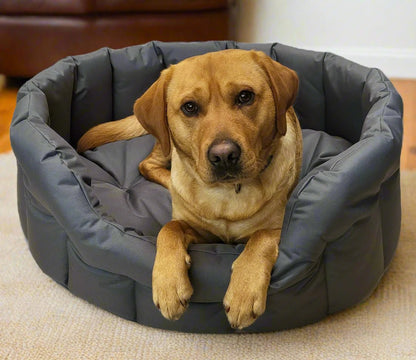 P&L Country Dog Tough Heavy Duty Oval High Sided Waterproof Dog Beds. - Chartley Chucks