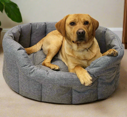 P&L Country Dog Tough Heavy Duty Oval High Sided Waterproof Dog Beds. - Chartley Chucks