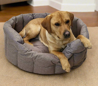 P&L Country Dog Tough Heavy Duty Oval High Sided Waterproof Dog Beds. - Chartley Chucks