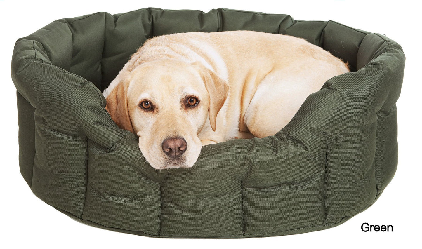 P&L Country Dog Tough Heavy Duty Oval High Sided Waterproof Dog Beds. - Chartley Chucks