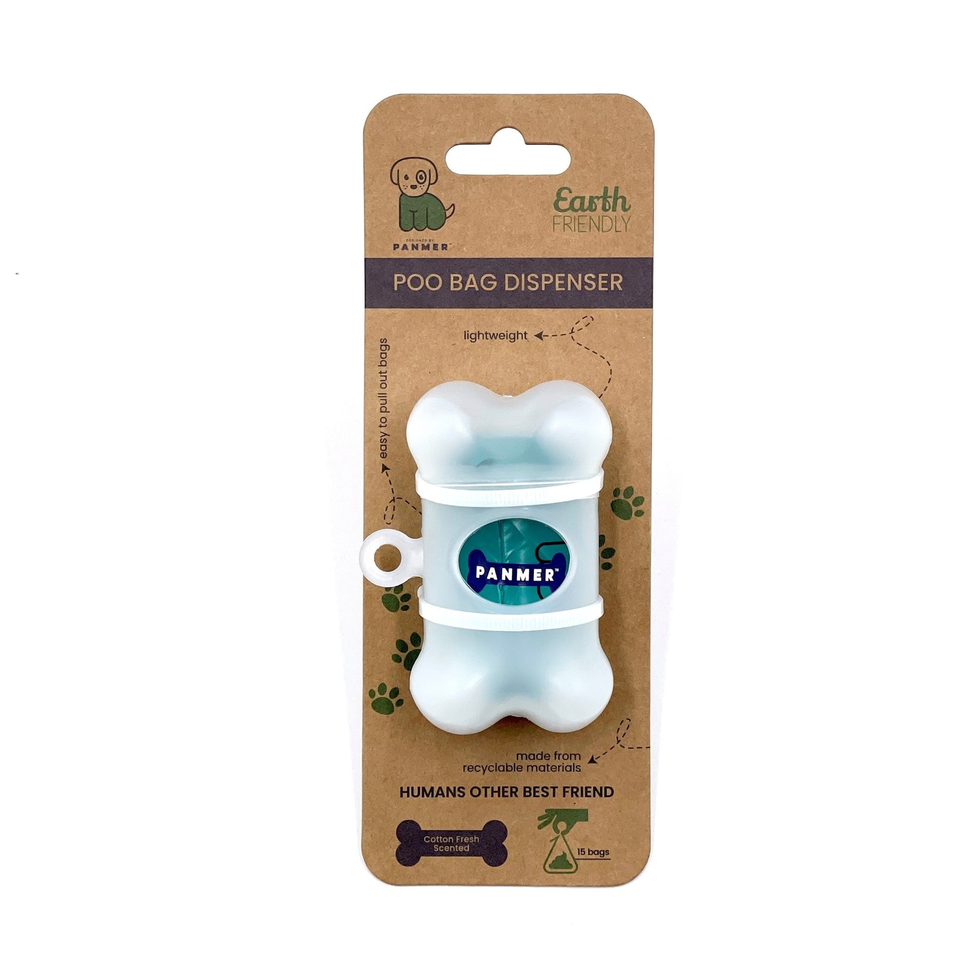 Poo Bag Dispenser + FREE ROLL - Chartley Chucks