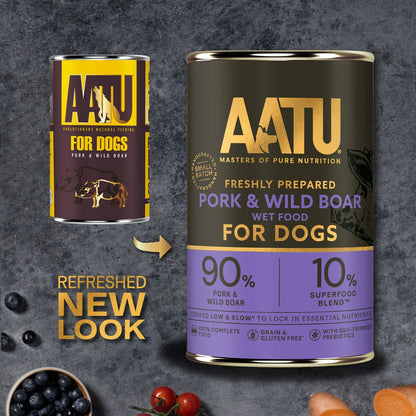 Pork & Wild Boar Wet Dog Food - Chartley Chucks