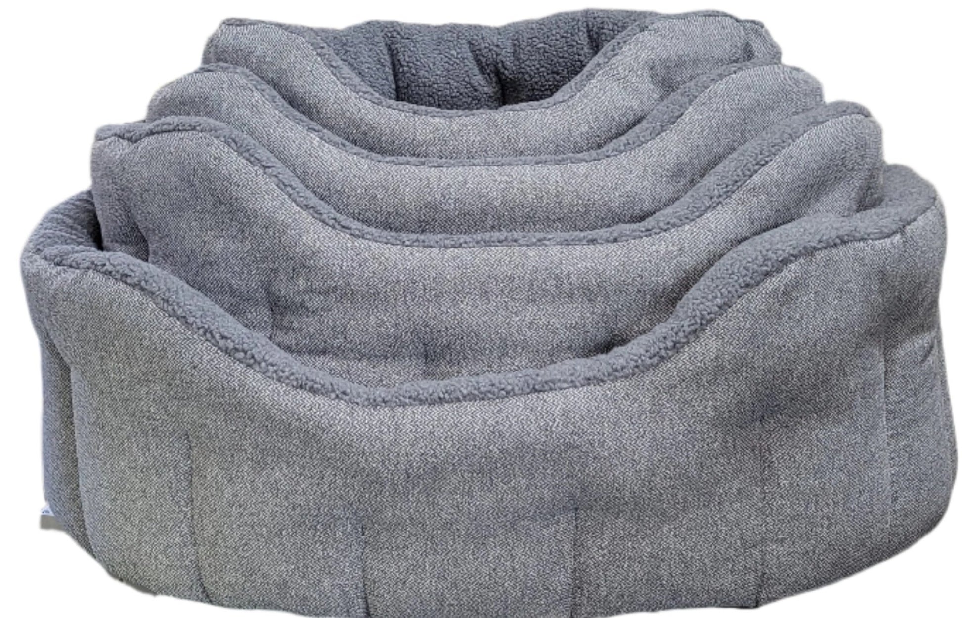 Premium Orkney Tweed Fleece Lined Bolster Beds - Chartley Chucks