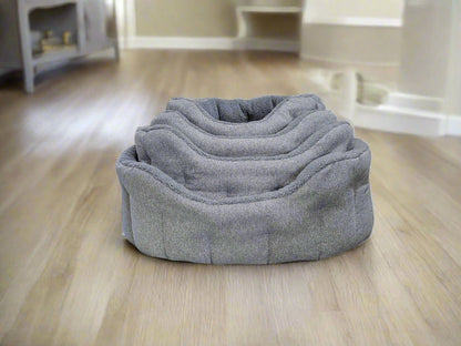 Premium Orkney Tweed Fleece Lined Bolster Beds - Chartley Chucks