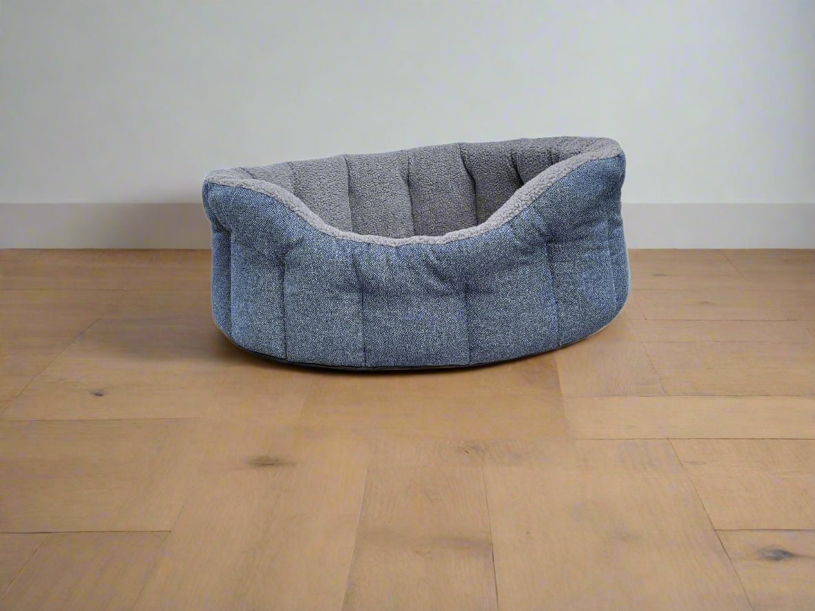 Premium Orkney Tweed Fleece Lined Bolster Beds - Chartley Chucks