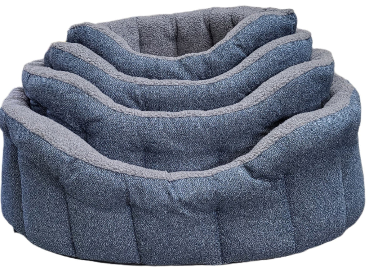 Premium Orkney Tweed Fleece Lined Bolster Beds - Chartley Chucks