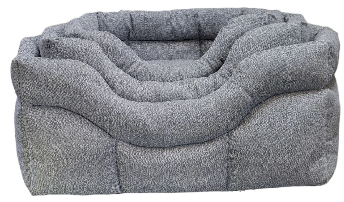 Premium Rectangular High Sided Orkney Tweed Beds - Chartley Chucks