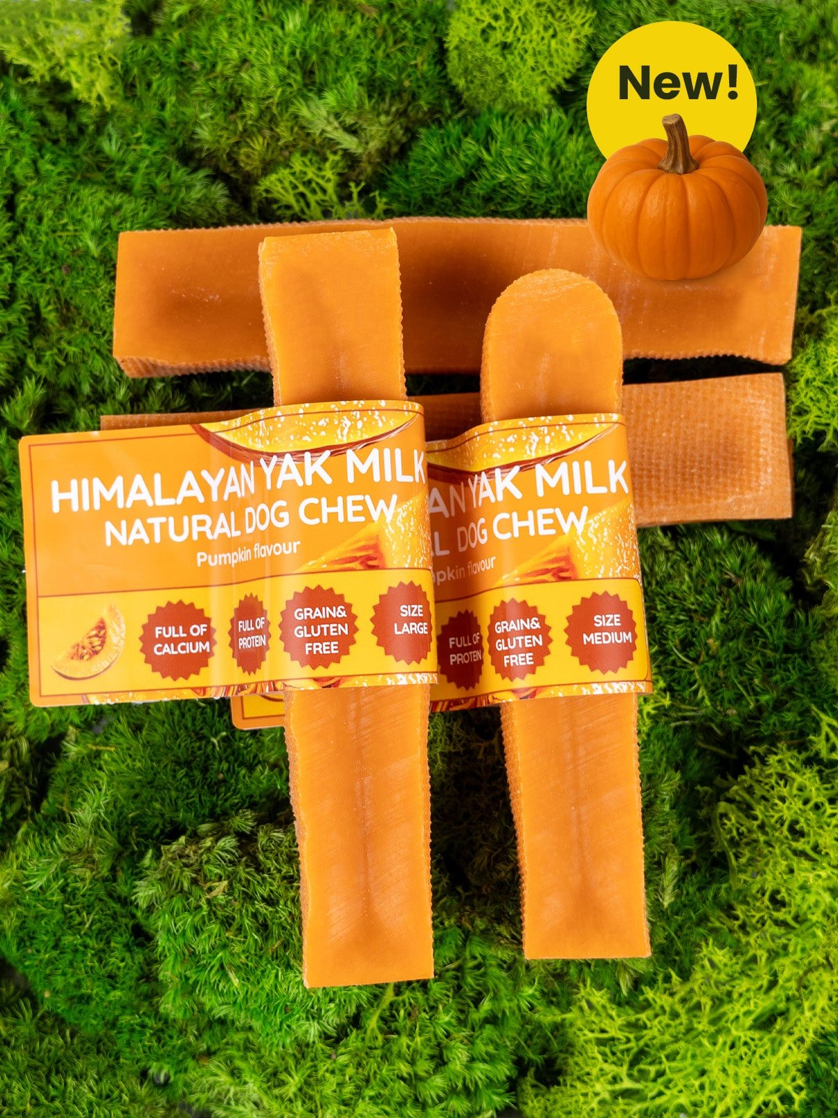 Pumpkin Yak Dog Chew - Chartley Chucks