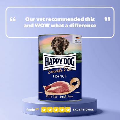 Pure Duck Wet Dog Food (France) - Chartley Chucks