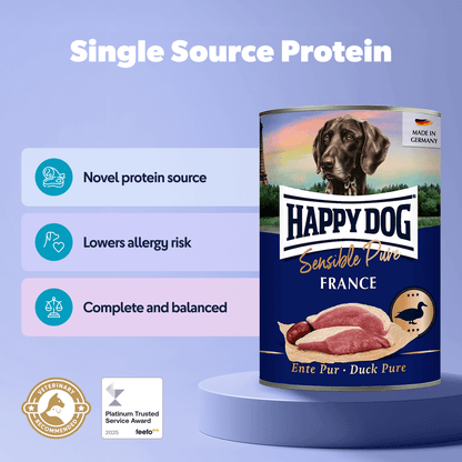 Pure Duck Wet Dog Food (France) - Chartley Chucks
