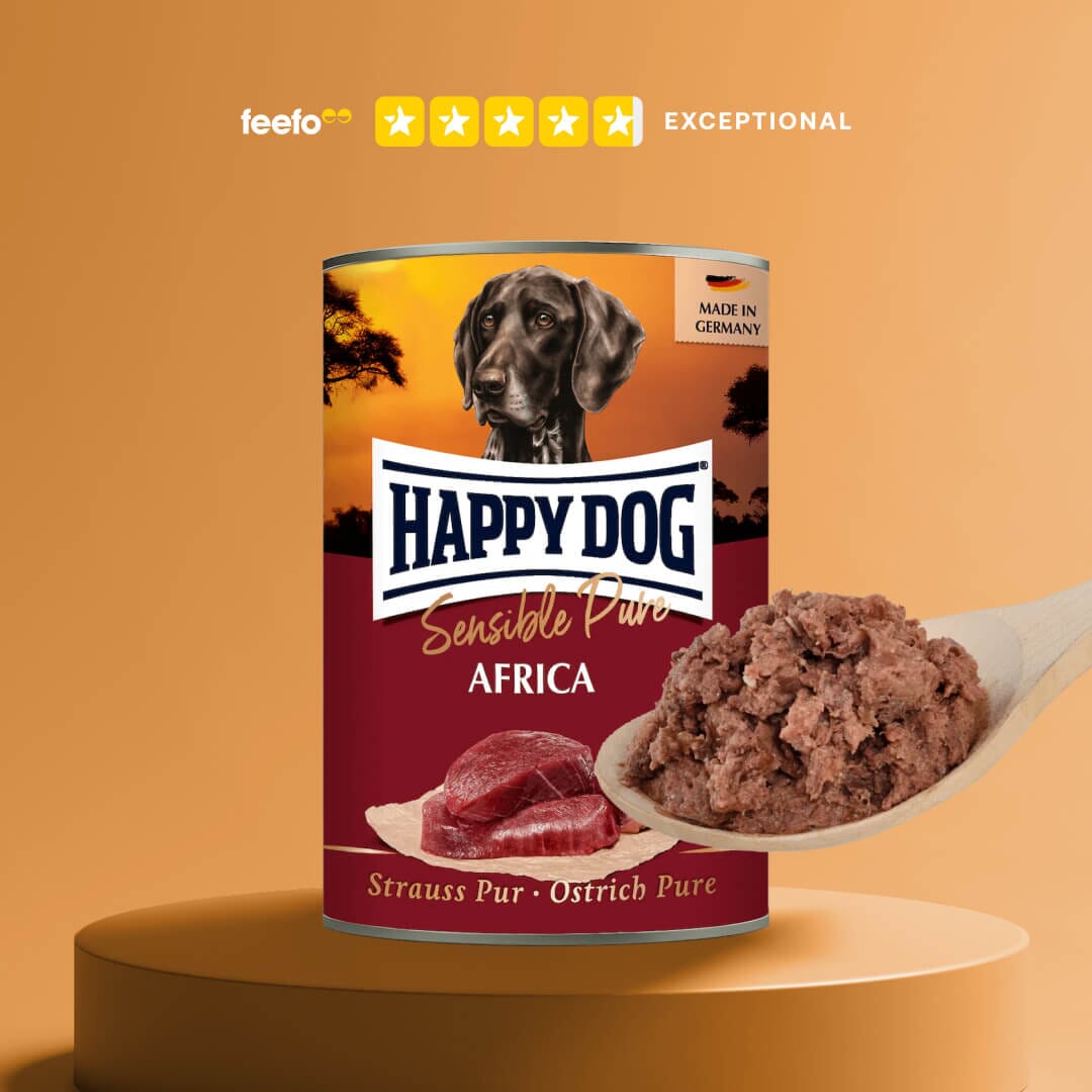 Pure Ostrich Wet Dog Food (Africa) - Chartley Chucks
