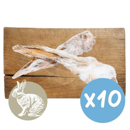 Rabbit Ear with Fur Natural Meat Chew For Dogs - Chartley Chucks
