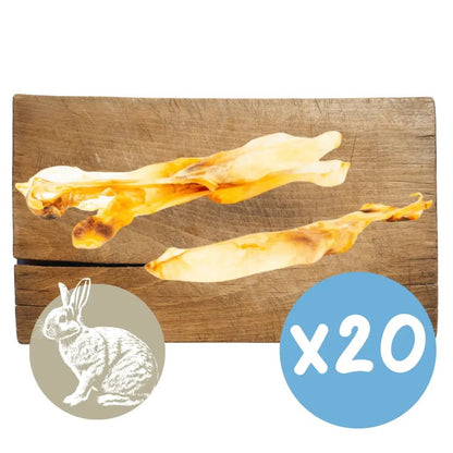 Rabbit Ear without Fur Natural Meat Chew For Dogs - Chartley Chucks