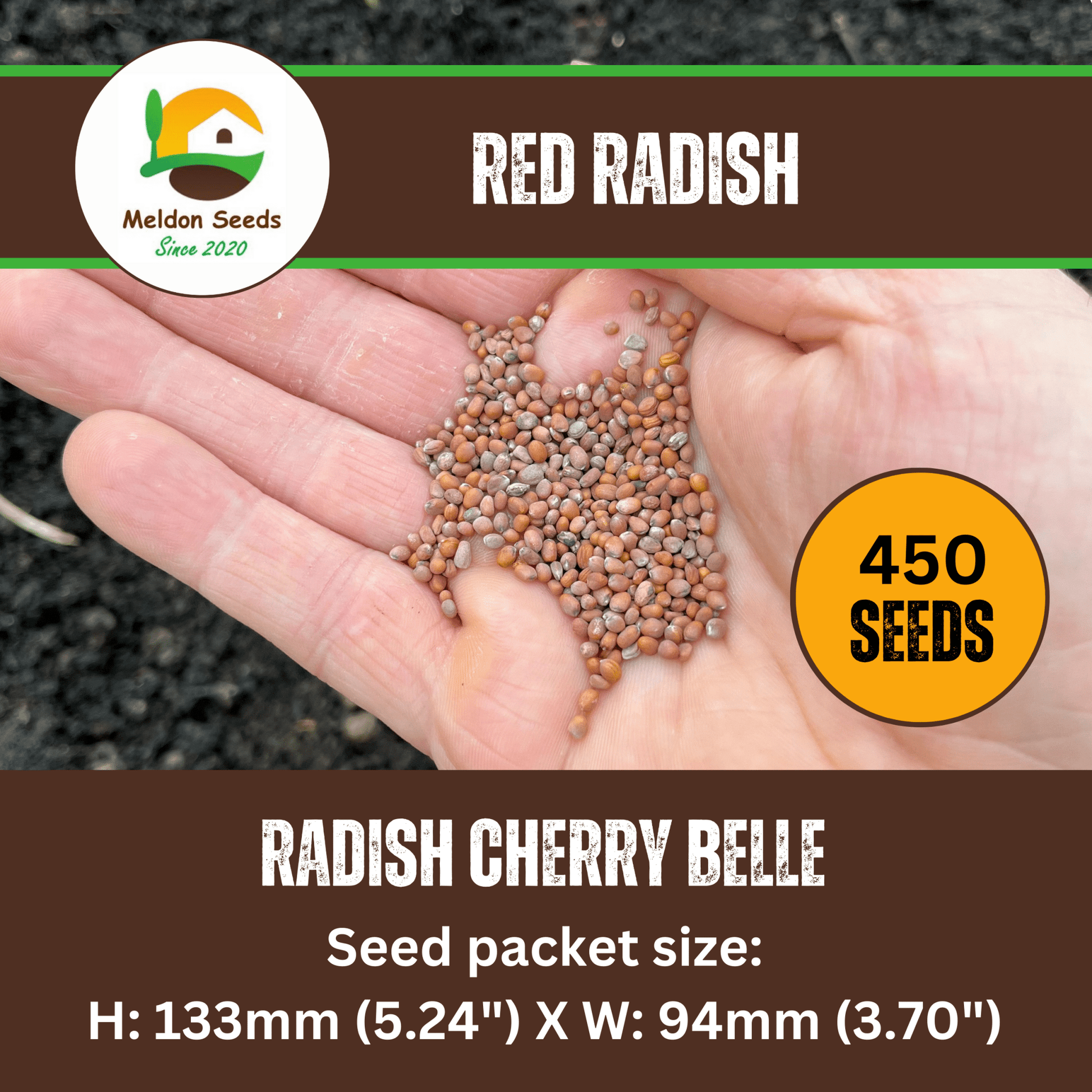 Radish Cherry Belle 500 Seeds - Chartley Chucks
