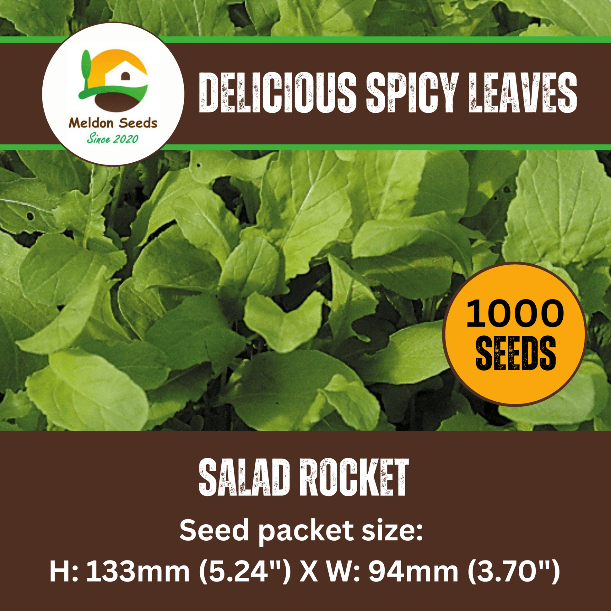 Rocket Salad 1000 Seeds - Chartley Chucks