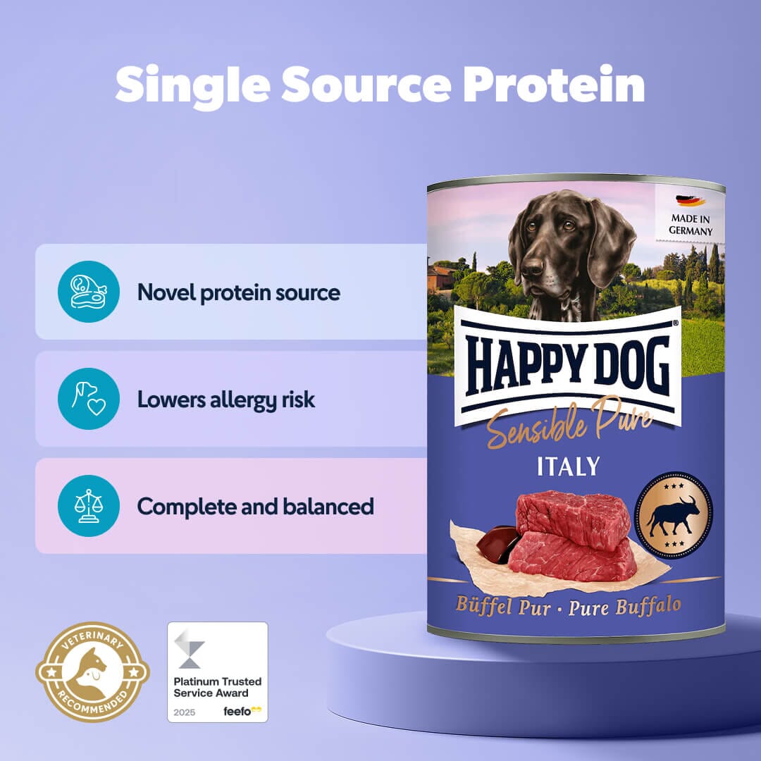 Sensitive Pure Buffalo Wet Dog Food (Italy) - Chartley Chucks