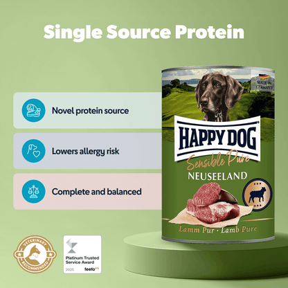Sensitive Pure Lamb Wet Dog Food (New Zealand) - Chartley Chucks