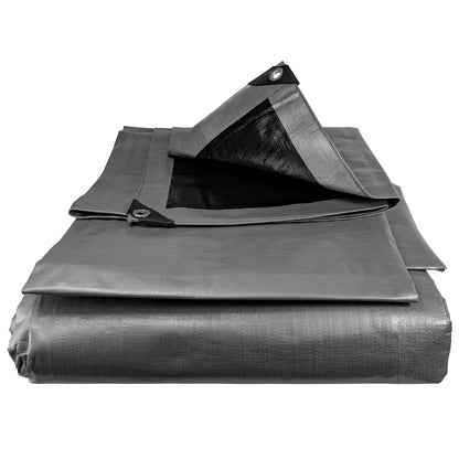 Silver XL - Grade Tarpaulin 3m x 4m - 260gsm - Chartley Chucks