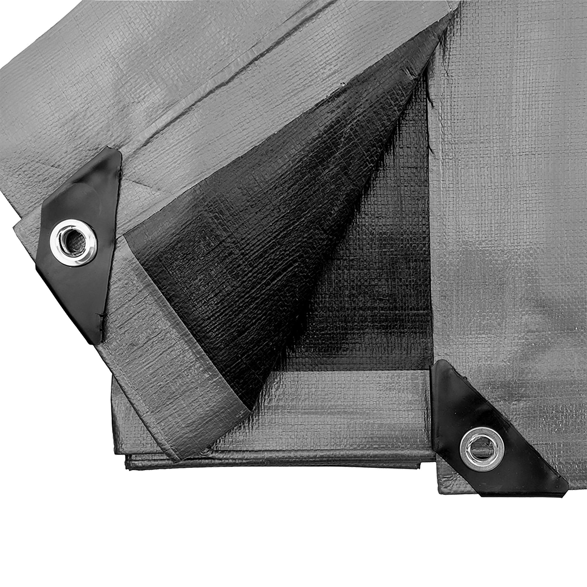 Silver XL - Grade Tarpaulin 4m x 6m - 260gsm - Chartley Chucks