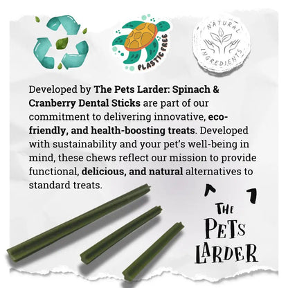 Spinach & Cranberry Chew Stick Vegetable Chew For Dogs - Chartley Chucks