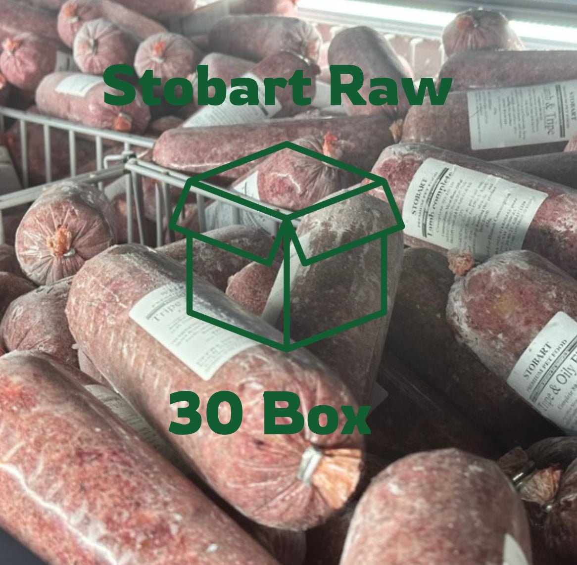 Stobart Raw Dog food - Box of 30 rolls - Chartley Chucks
