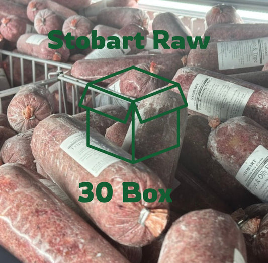 Stobart Raw Dog food - Box of 30 rolls - Chartley Chucks