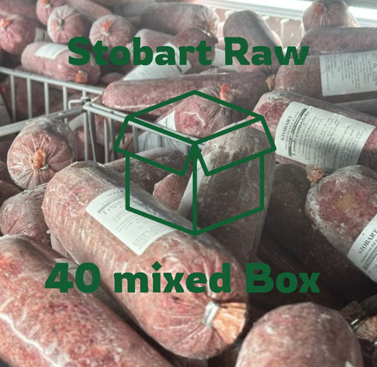 Stobart Raw Dog food - Box of 40 rolls - Chartley Chucks