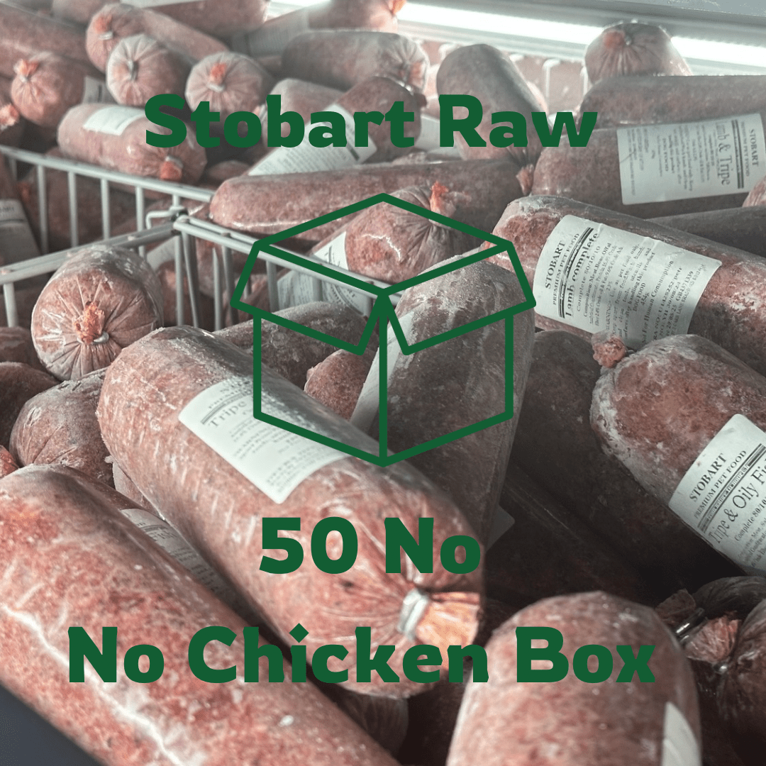 Stobart Raw Dog food - Box of 50 rolls (No chicken bundle) - Chartley Chucks