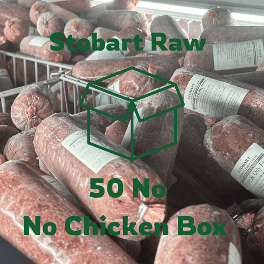 Stobart Raw Dog food - Box of 50 rolls (No chicken bundle) - Chartley Chucks