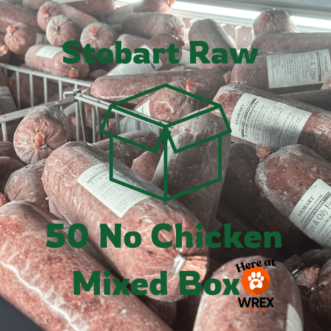 Stobart Raw Dog food - Box of 50 rolls (No chicken bundle) - Chartley Chucks