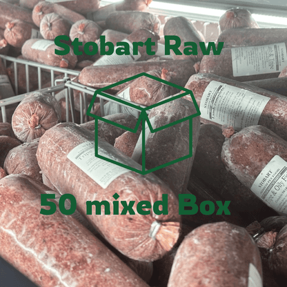 Stobart Raw Dog food - Mixed Bundle (50 Rolls) - Chartley Chucks